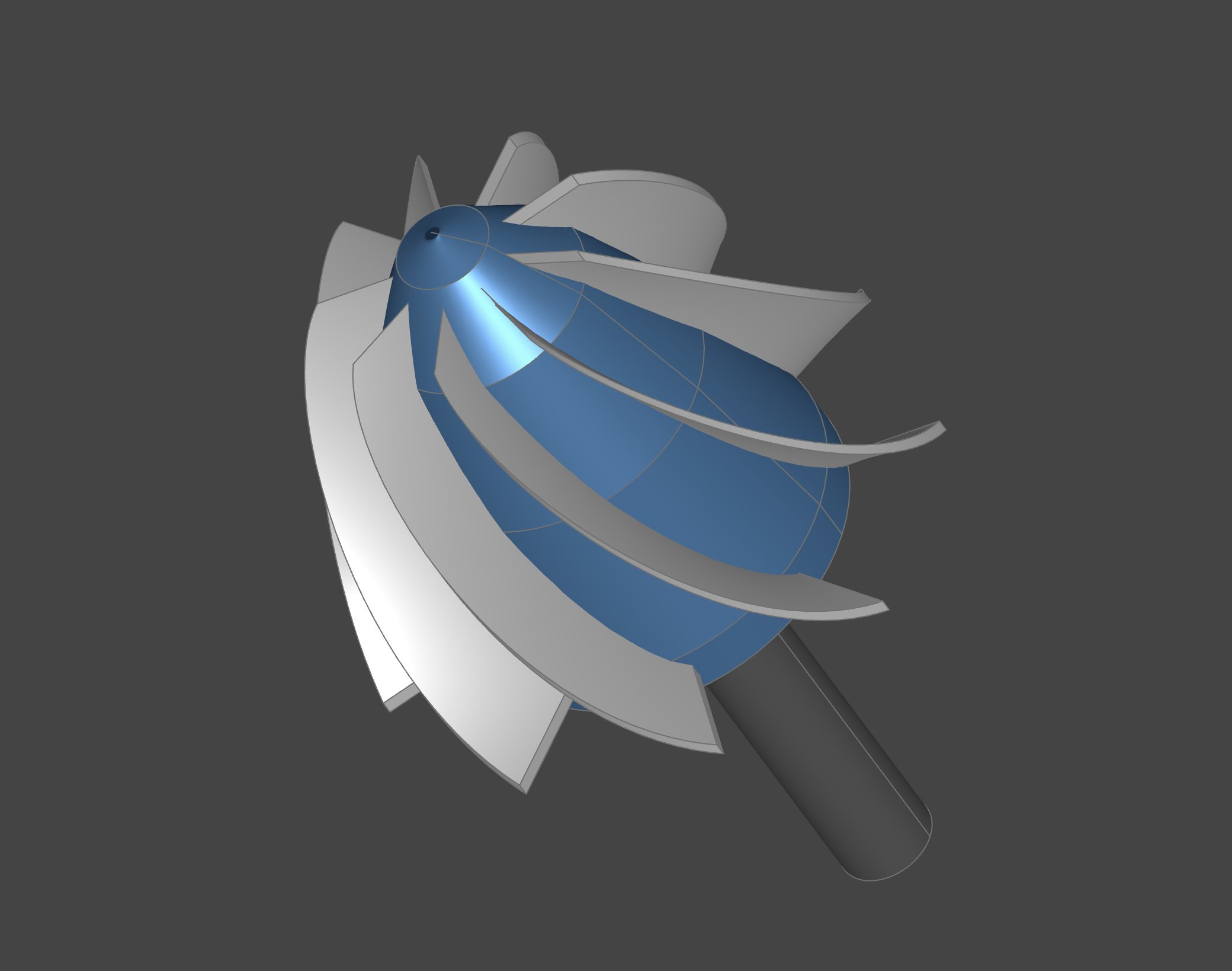 Deriaz Turbine Runner